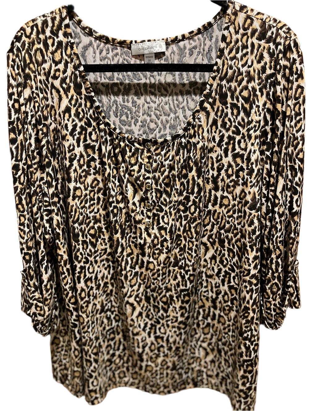 185. WOMENS DRESS BARN 3X DETAIL TOP